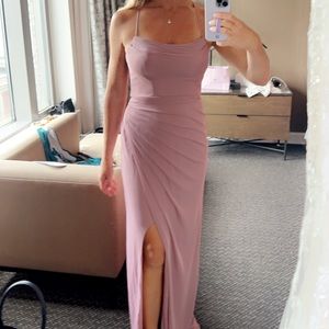 Azazie Kalea- in Dusty Mauve - size A8 no alterations- worn once